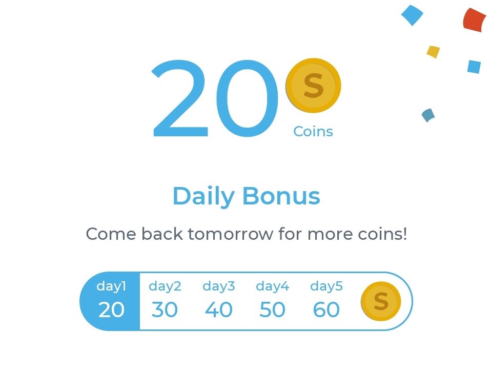 Storewards dagelijkse bonus