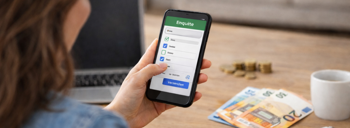 Enquêtes invullen voor geld