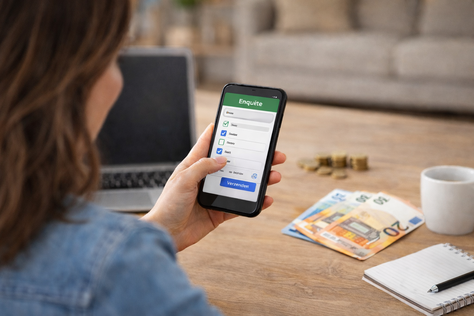 Enquêtes invullen voor geld