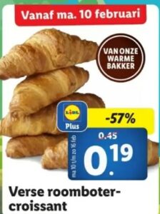 Lidl roomboter croissant