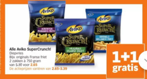 Aviko Supercrunch 1+1 gratis